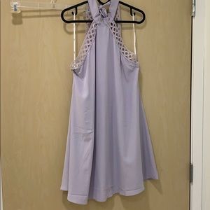Lulus open back lavender dress